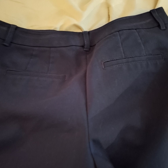 The 5" Short Women's Navy Blue Dress Bermuda Shorts Cotton Blend - Picture 9 of 9